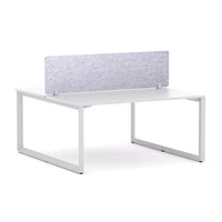 Anvil 2-Person Double-sided Desk Workstation Includes: AcoustiQ Screen