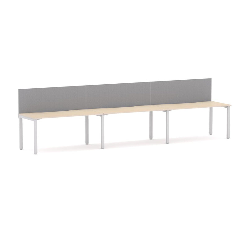 Axis 3 User Single-Sided Desks, 50x50mm Square Leg Design. Includes: Edge25 Screen