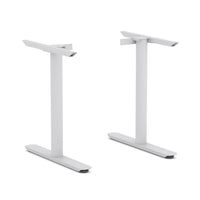Agile Fixed Round End Leg Set for Single Workstation