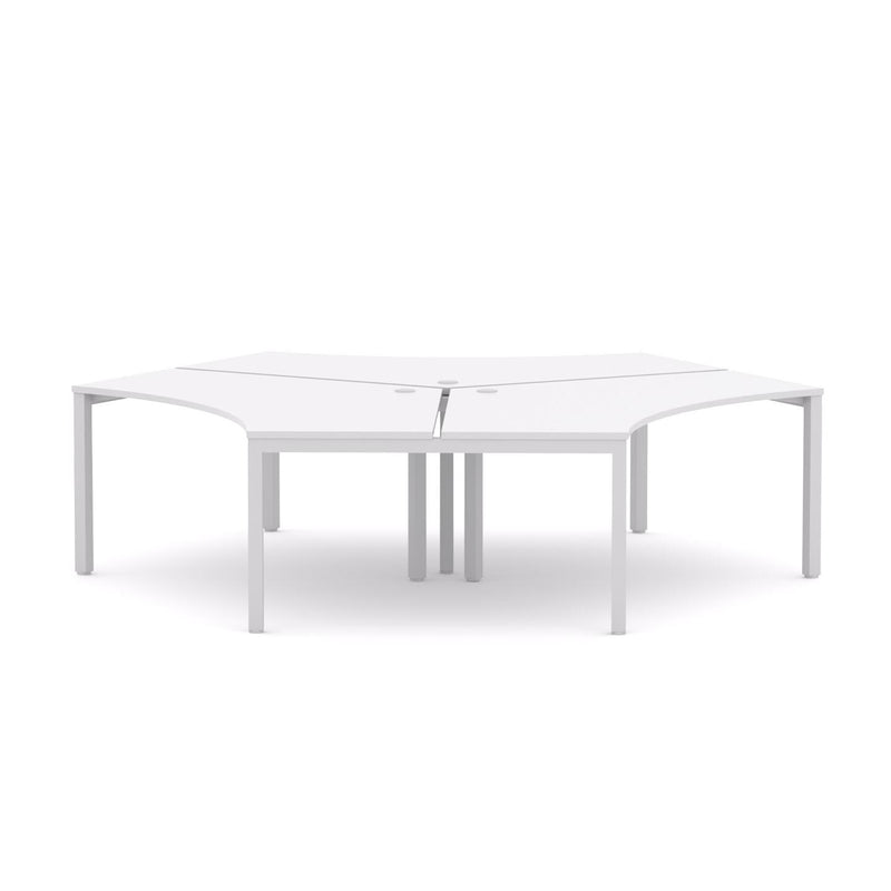 Axis 3-Person 120Deg Workstation