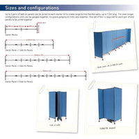 Elite Great Screen Divider Mobile Partition Add On Panels