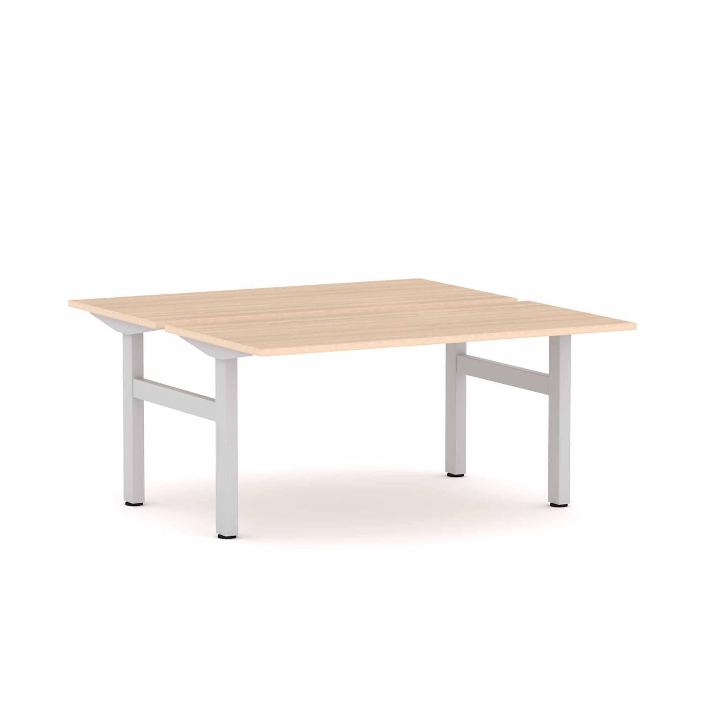 Klass Fixed 2-Person Double-sided Desk Workstation