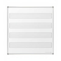 EverWrite Music Staff Porcelain Whiteboard