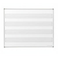 EverWrite Music Staff Porcelain Whiteboard