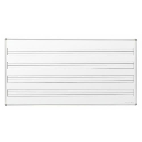 EverWrite Music Staff Porcelain Whiteboard