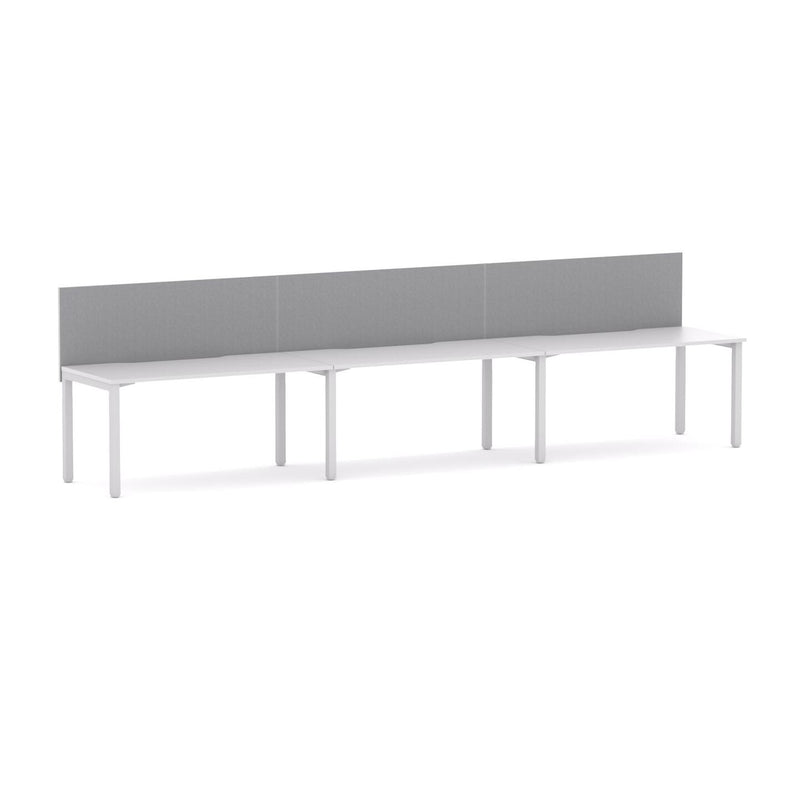 Axis 3 User Single-Sided Desks, 50x50mm Square Leg Design. Includes: Edge25 Screen