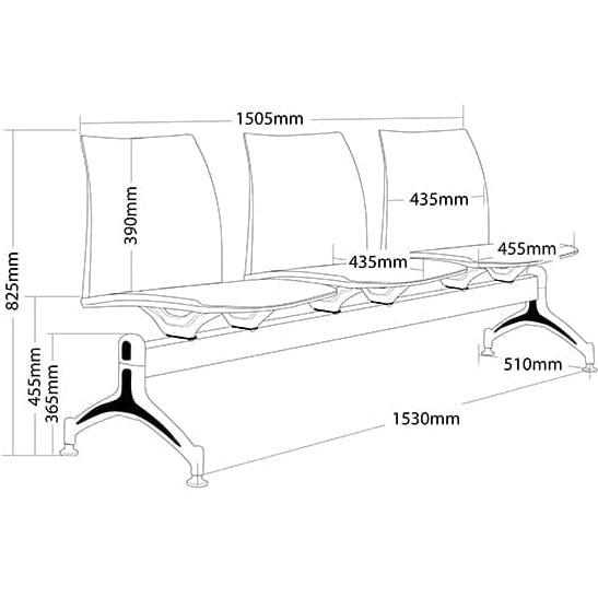 Vinn Heavy Duty Metal Frame Beam
