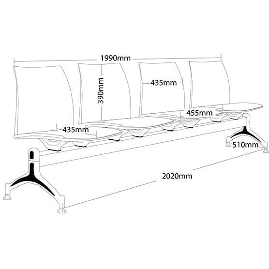 Vinn Heavy Duty Metal Frame Beam
