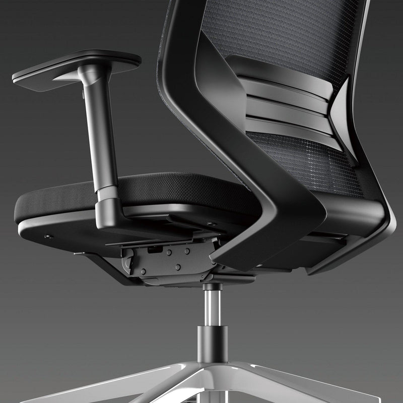 Vogue Mesh Back Chair - Aluminium Base