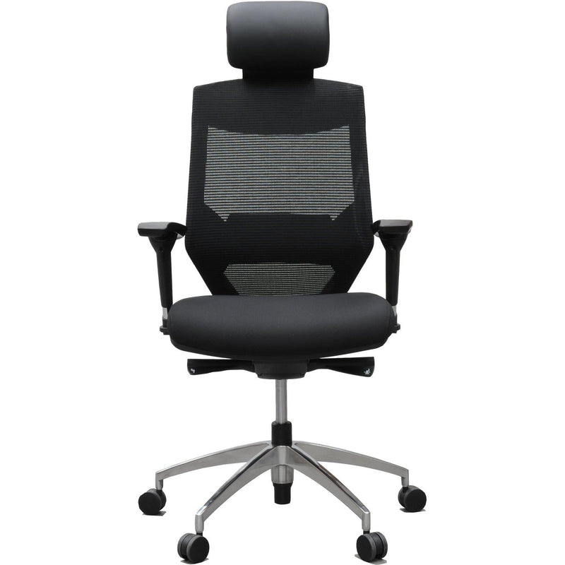 Vogue Mesh Back Chair - Aluminium Base
