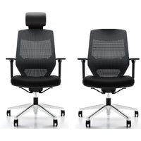 Vogue Mesh Back Chair - Aluminium Base