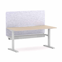 Klass Fixed Straight Workstation with AcoustiQ Screen