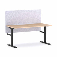 Klass Fixed Straight Workstation with AcoustiQ Screen