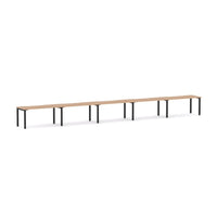 Axis 5-Person Single-sided Desk Workstation