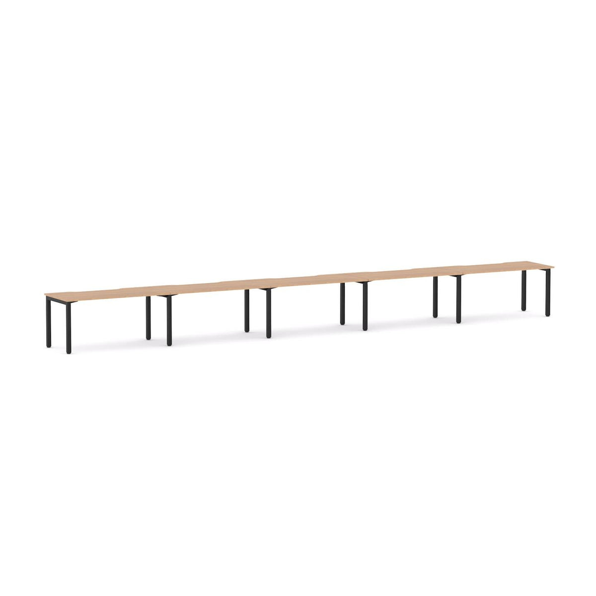 Axis 5-Person Single-sided Desk Workstation