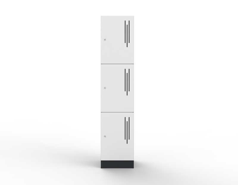 Steelco 3 Door Laminate Locker