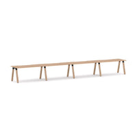 Plantation 4-Person Single-sided Desk Workstation