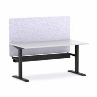Klass Fixed Straight Workstation with AcoustiQ Screen