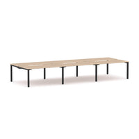 Axis Stretch 6-Person Double-sided Desk Workstation