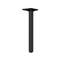 Axis Table Post Leg with 2 x angle fixings for worktop