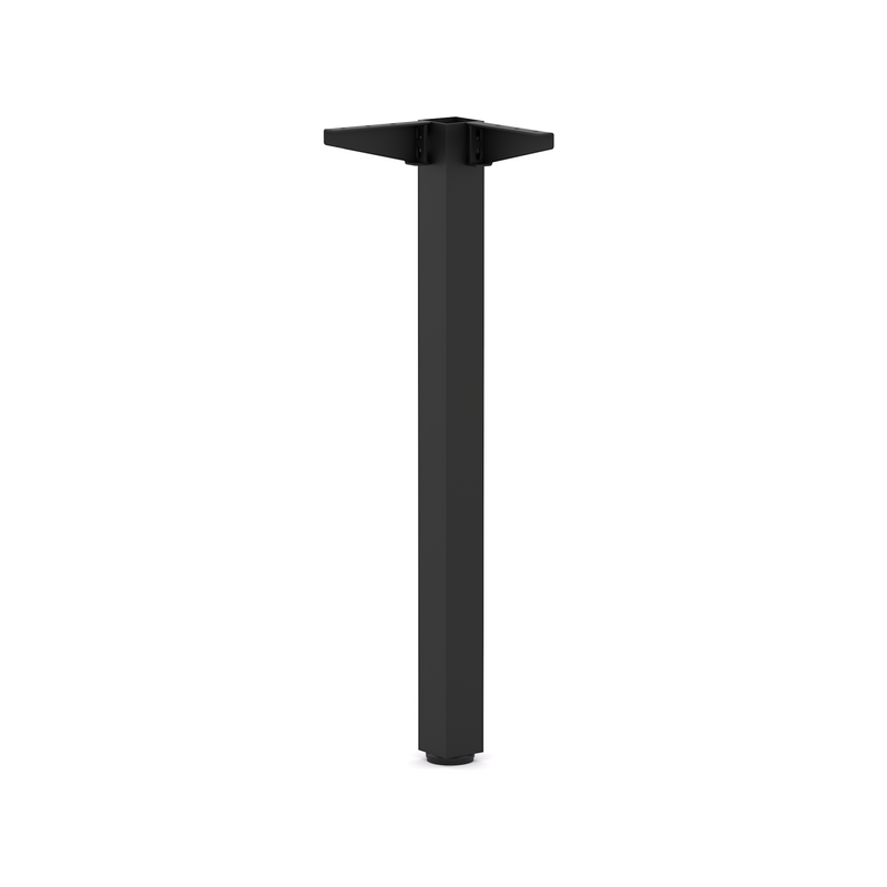 Axis Table Post Leg with 2 x angle fixings for worktop