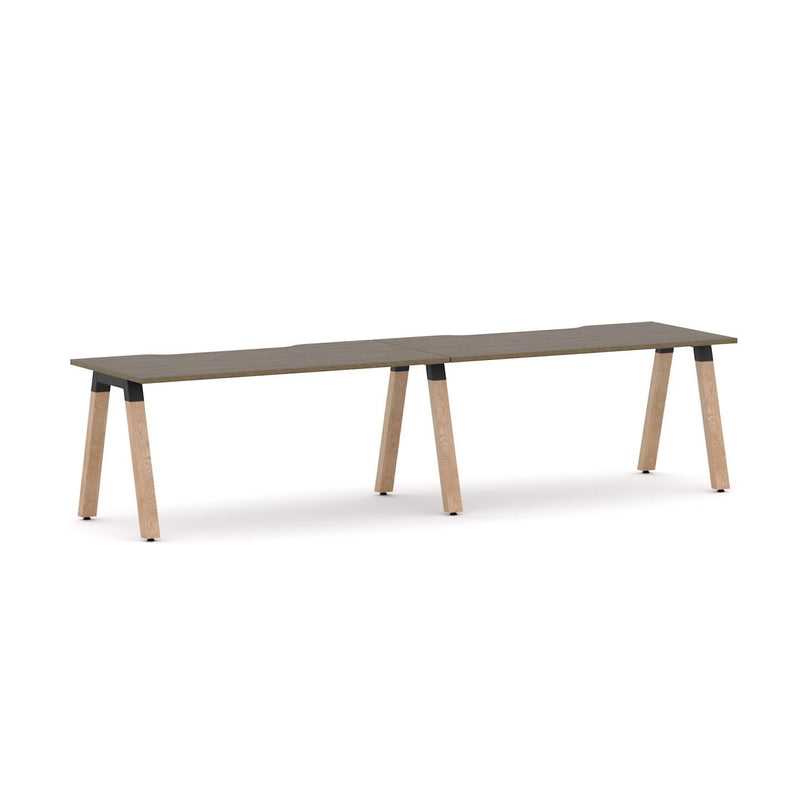 Plantation 2-Person Single-sided Desk Workstation