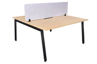 Daytona 2 Person Double Sided Workstation - With Screen