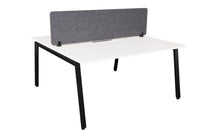 Daytona 2 Person Double Sided Workstation - With Screen