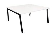 Daytona 2 Person Double Sided Workstation - Without Screen