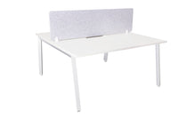 Daytona 2 Person Double Sided Workstation - With Screen