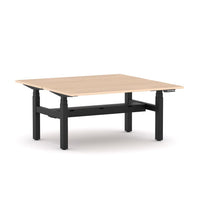 AgileMotion+ 3C/2M Electric Rectangle 2-Person Double-sided Desk Workstation