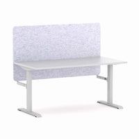 Klass Fixed Straight Workstation with AcoustiQ Screen