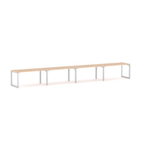 Anvil 4-Person Single-sided Desk Workstation