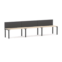 Axis 3 User Single-Sided Desks, 50x50mm Square Leg Design. Includes: Edge25 Screen