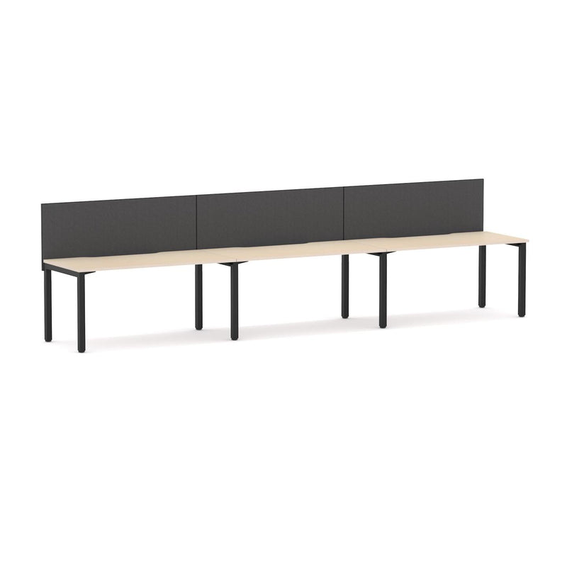 Axis 3 User Single-Sided Desks, 50x50mm Square Leg Design. Includes: Edge25 Screen