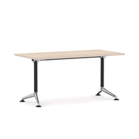 Modulus Boardroom Table Fixed Leg Poles with Polished Alloy Feet