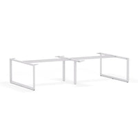 Anvil 4-Person Double-sided Desk Workstation Frame Only