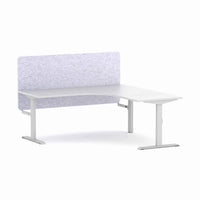 Klass Fixed 90Deg Workstation With AcoustiQ Screen