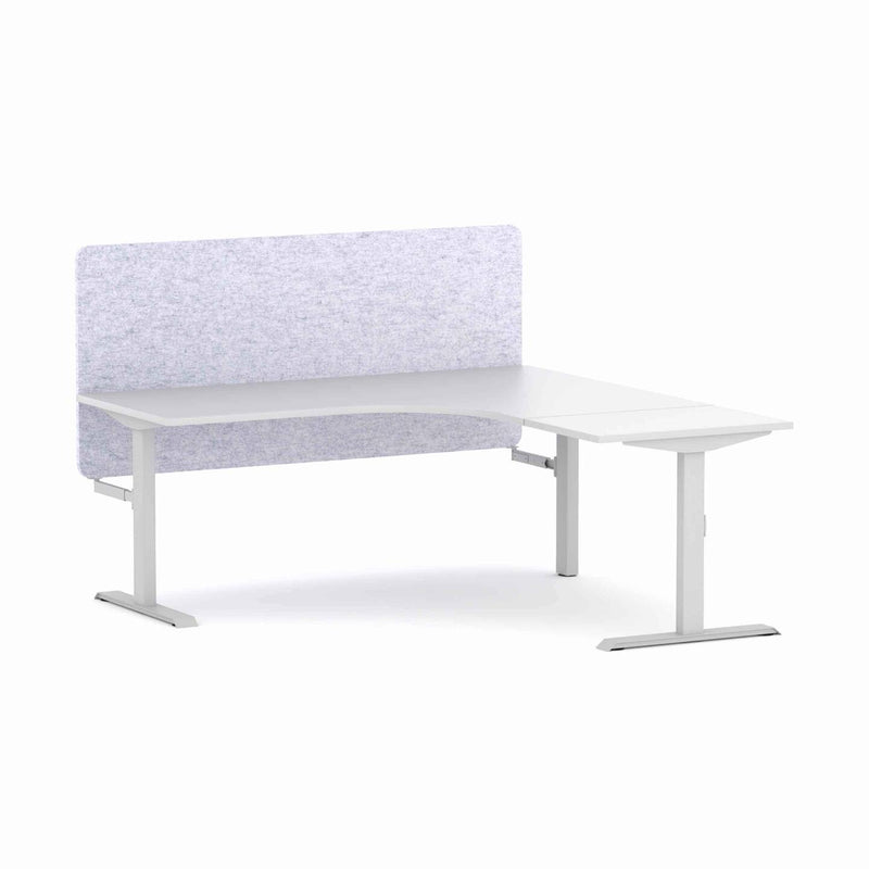 Klass Fixed 90Deg Workstation With AcoustiQ Screen