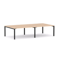 Axis 4-Person Double-sided Desk Workstation