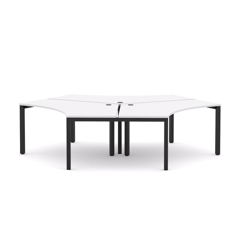 Axis 3-Person 120Deg Workstation
