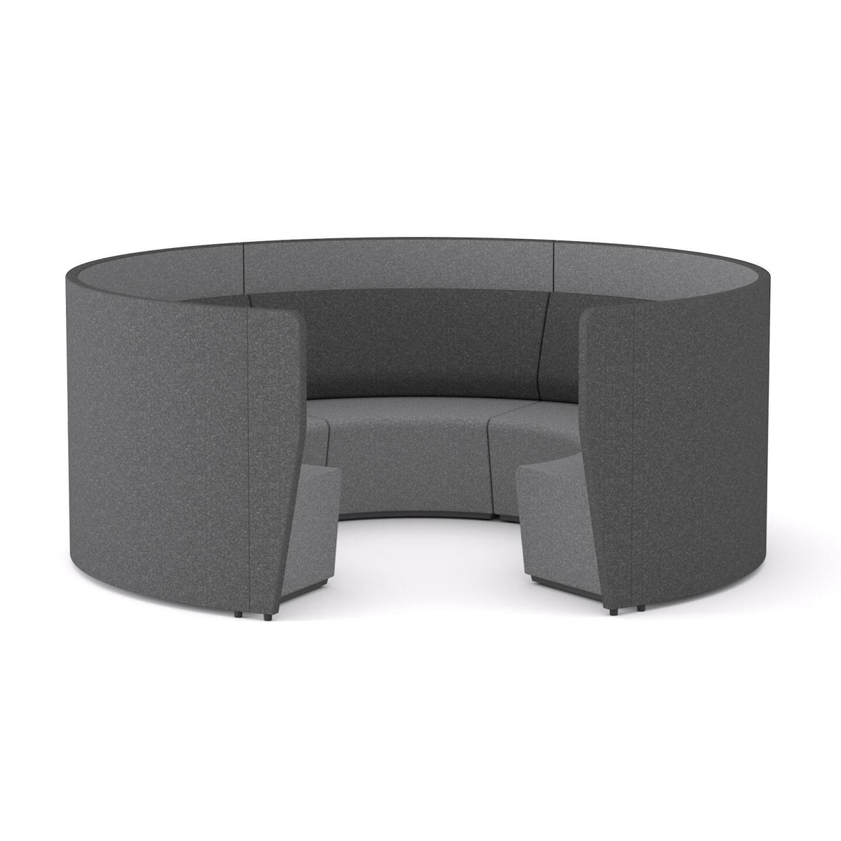 Motion Arc 5 Walls Charcoal/Stone