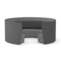 Motion Arc 5 Walls Charcoal/Stone