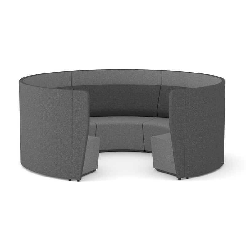 Motion Arc 5 Walls Charcoal/Stone