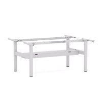 Agile Fixed Round 2-Person Double-sided Desk Workstation - Frame Only
