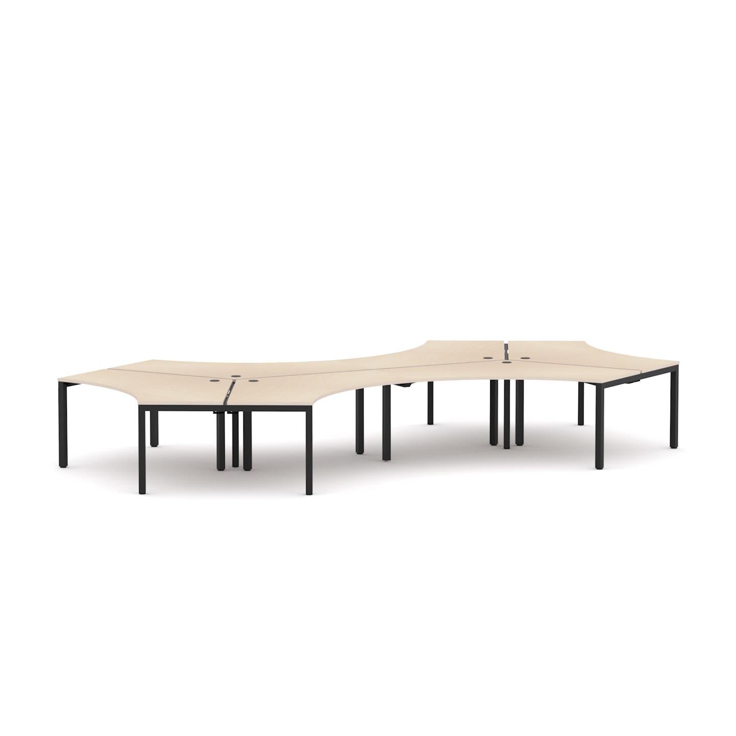 Axis 6-Person 120Deg Workstation