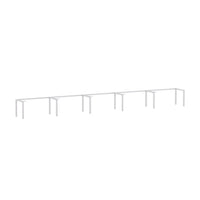 Axis 5-Person Single-sided Desk Workstation Frame Only