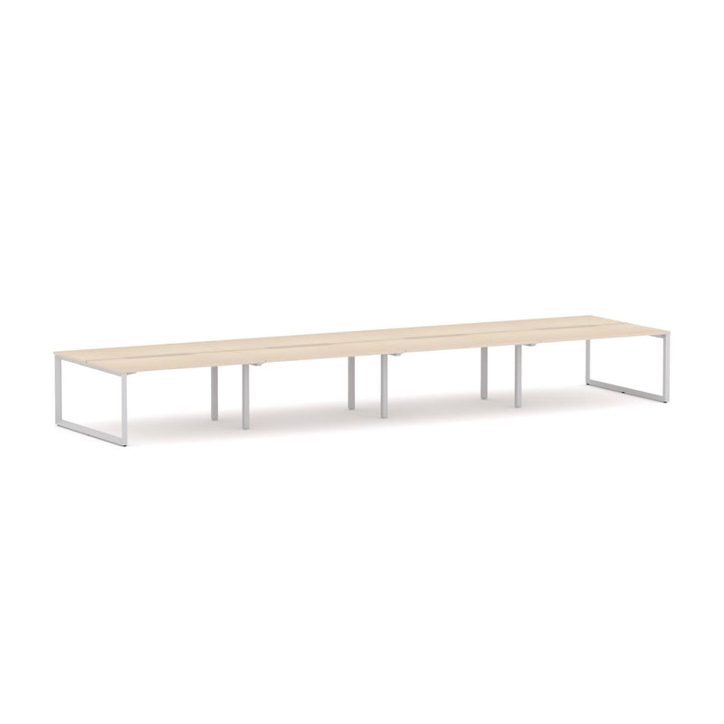 Anvil 8-Person Double-sided Desk Workstation