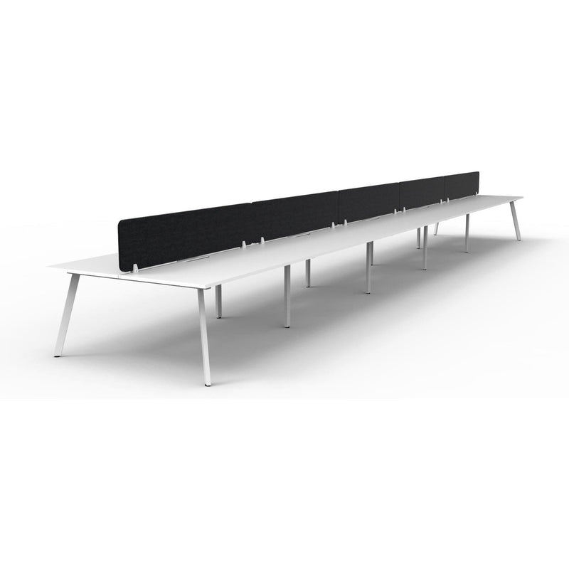 Eternity Back to Back Workstation with Eco Panel Screen - 10 Persons