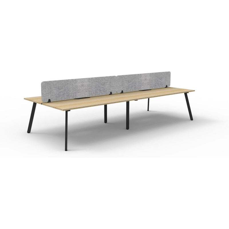 Eternity Back to Back Workstation with Eco Panel Screen - 4 Persons